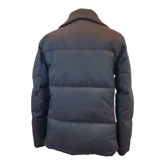 GAP SZ L Women's Goose Down Filled Zippered Puffer Winter Coat Jacket in Black - Picture 7 of 8